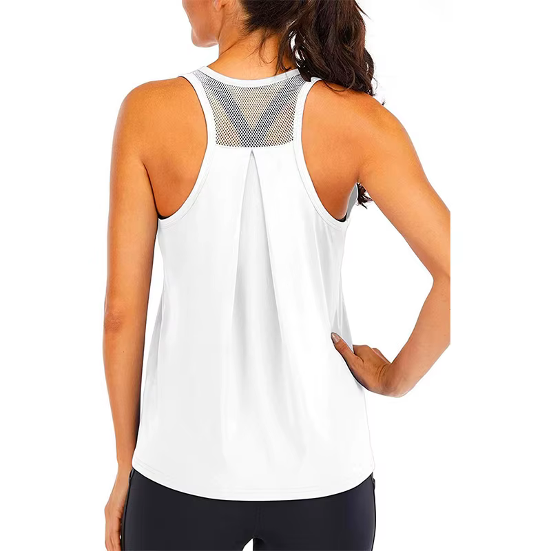 Chemise de Yoga femme nouveau Style T-Shirt ample Fitness hauts gilet femmes sans manches Sport