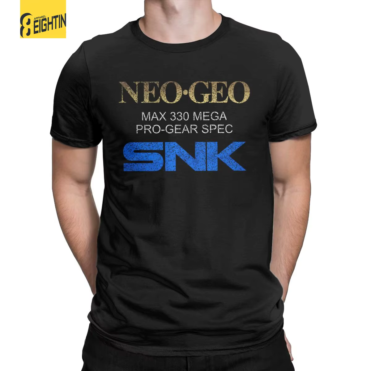 Hommes Neo Geo Pro Gear rétro t-shirt Snk jeu 100% coton vêtements amusant à manches courtes col rond