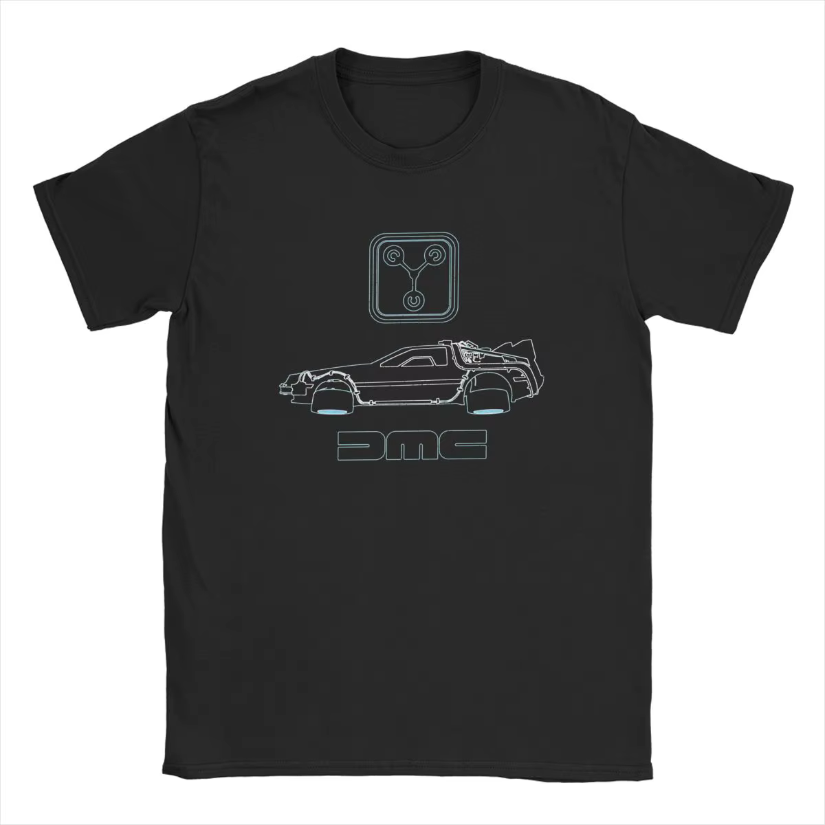Retour vers le futur T-Shirt pour hommes Delorean et condensateur de Flux