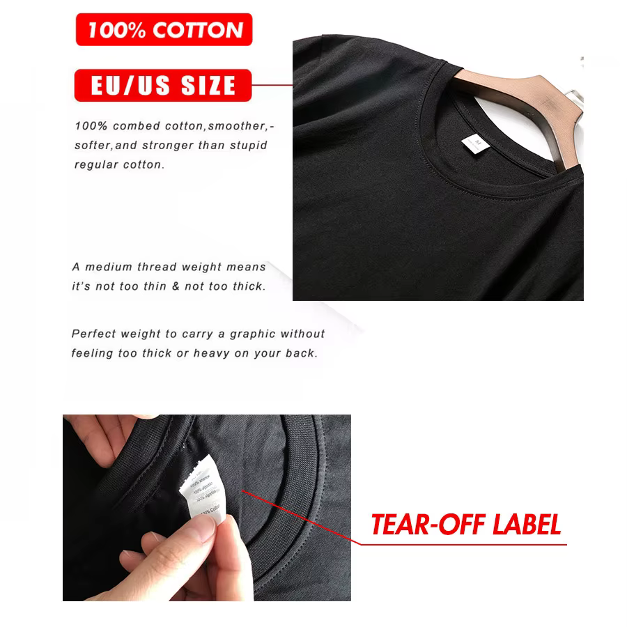 Chemise à manches longues personnalisée taille ue 100% coton faites votre conception Logo texte cadeaux de haute qualité hauts