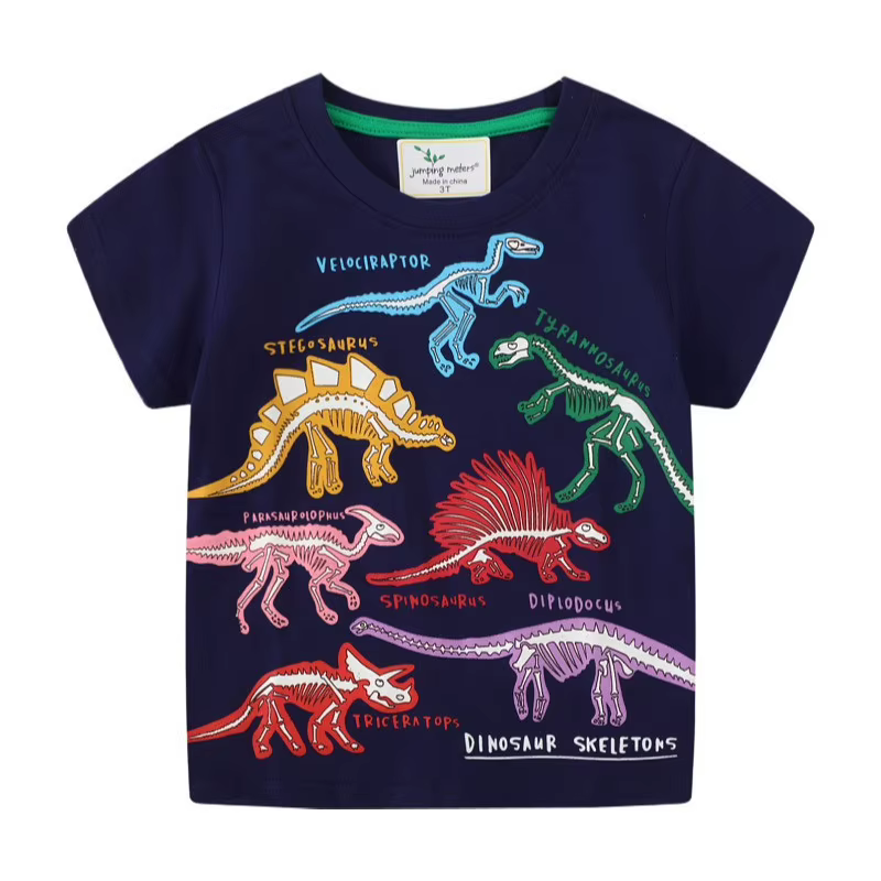 Jumping Meters-T-shirt en coton imprimé Spaceman pour garçons