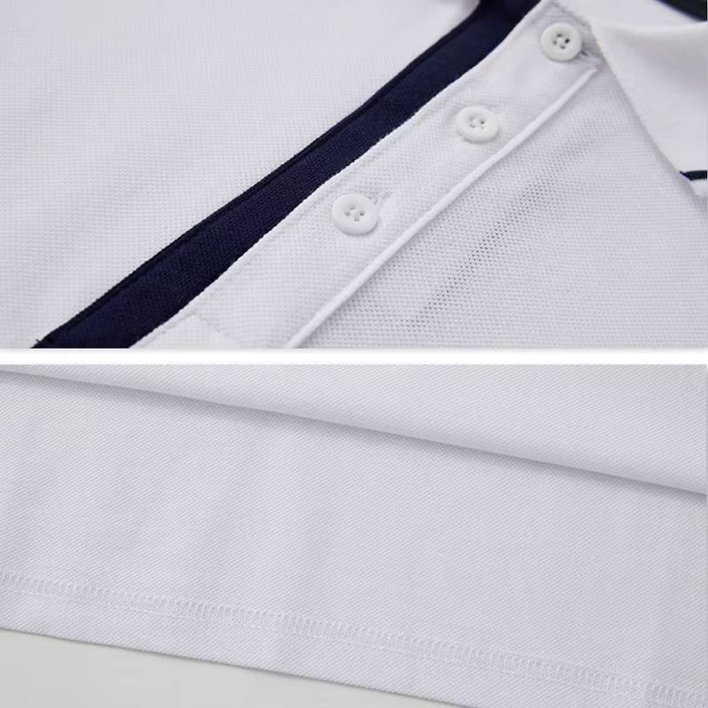Polo respirant à manches courtes pour hommes