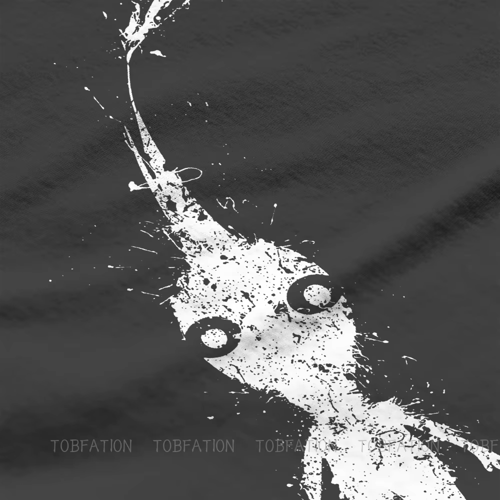 T-shirt blanc à col rond pour hommes