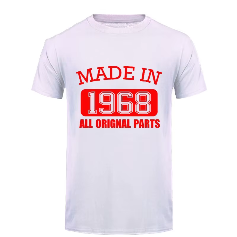 T-Shirt pour homme, fait en 1968 avec toutes les pièces originales