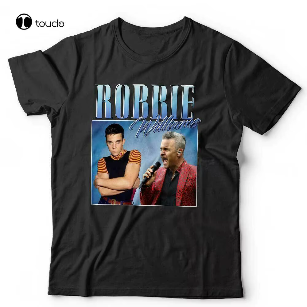 T-shirt d'appréciation Robbie Williams pour enfants, t-shirt de musique unisexe