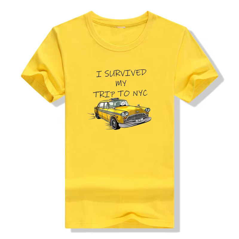 T-Shirt graphique, avec motif, j'ai pu survivre à mon voyage à NYC