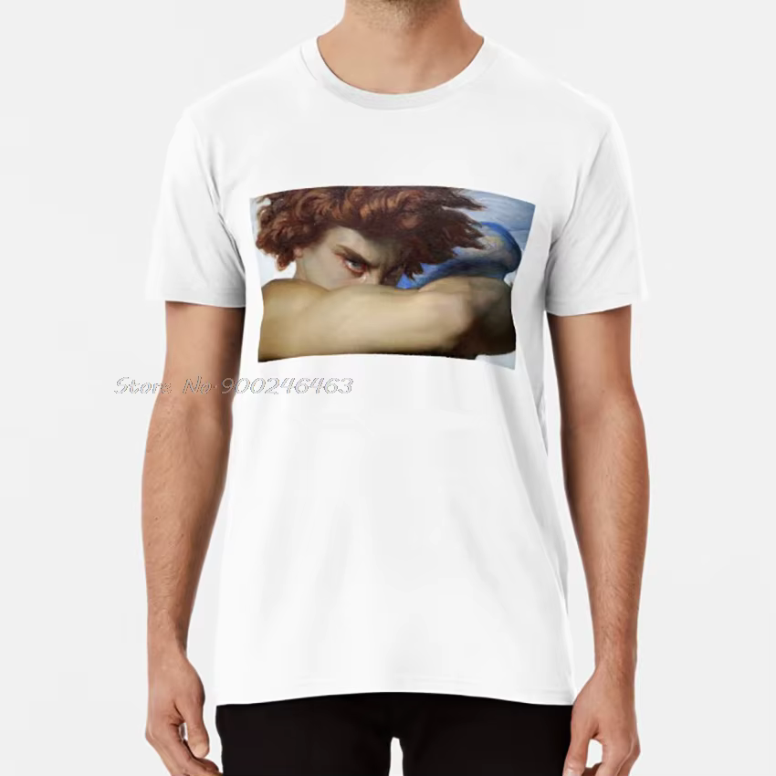 Ange déchu (détail) t-shirt Alexandre Cabanel Rennaisance chérubin