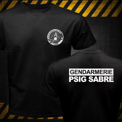 France Gendarmerie PSIG GIGN contre-terroriste Forces spéciales hommes T-shirt