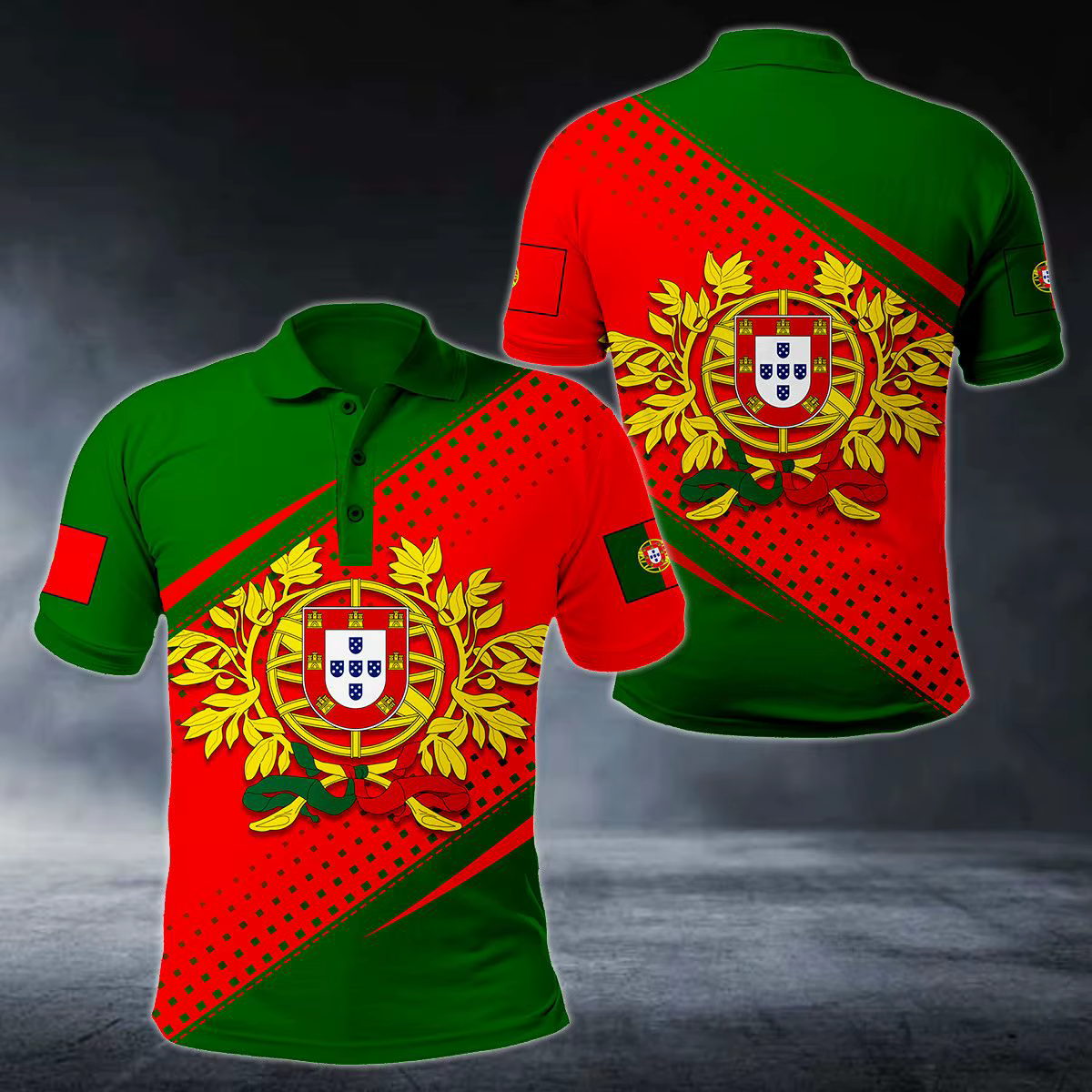 Polo personnalisé avec symbole du Portugal
