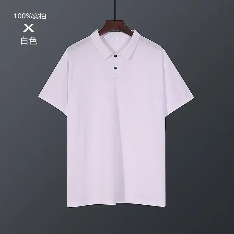 Été hommes Polo hauts respirant séchage rapide t-shirt à manches courtes 9XL 10XL 12XL 180KG t-shirts de sport gros