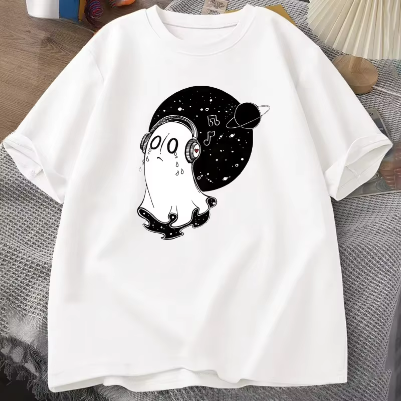 Napstablook Undertale T-shirt homme femme en coton à manches courtes