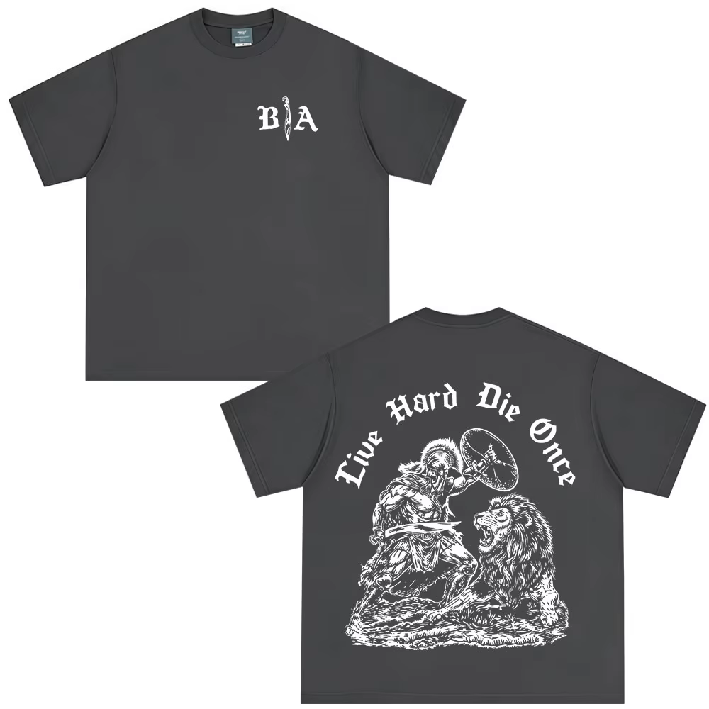 T-shirt à manches courtes en pur coton pour hommes et femmes