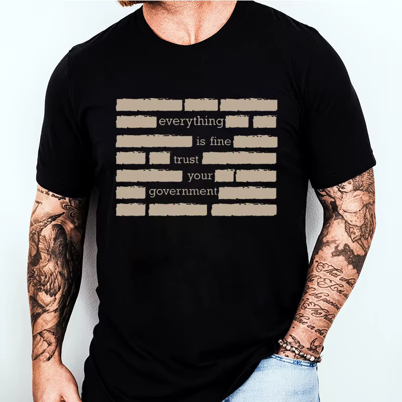 T-shirt pour Homme Mode Estivale « Tout va bien