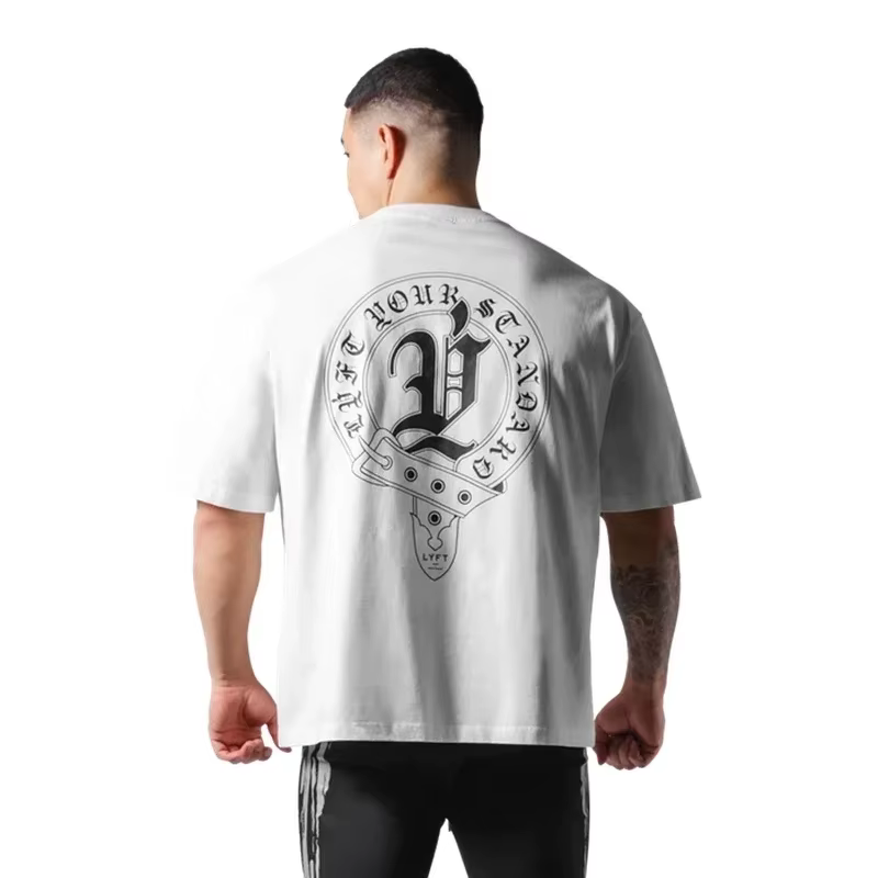 CircFT-T-Shirt à Manches Courtes en Coton pour Homme