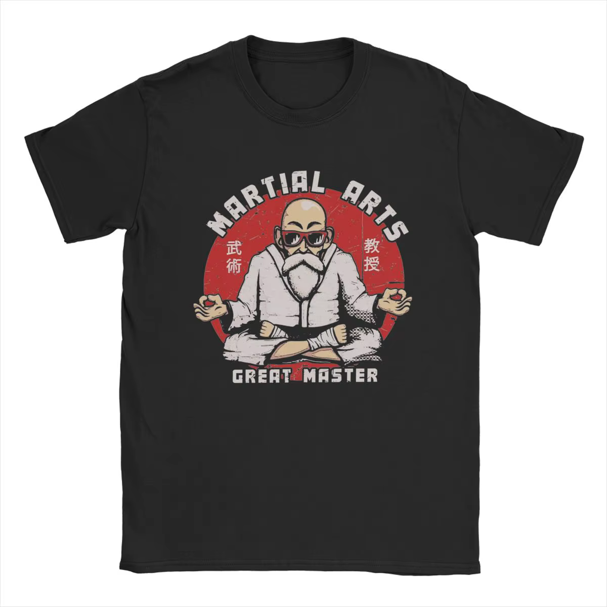 Nouveau T-shirt imprimé Dragon Ball Master Roshi Muten Kame Sennin 2026