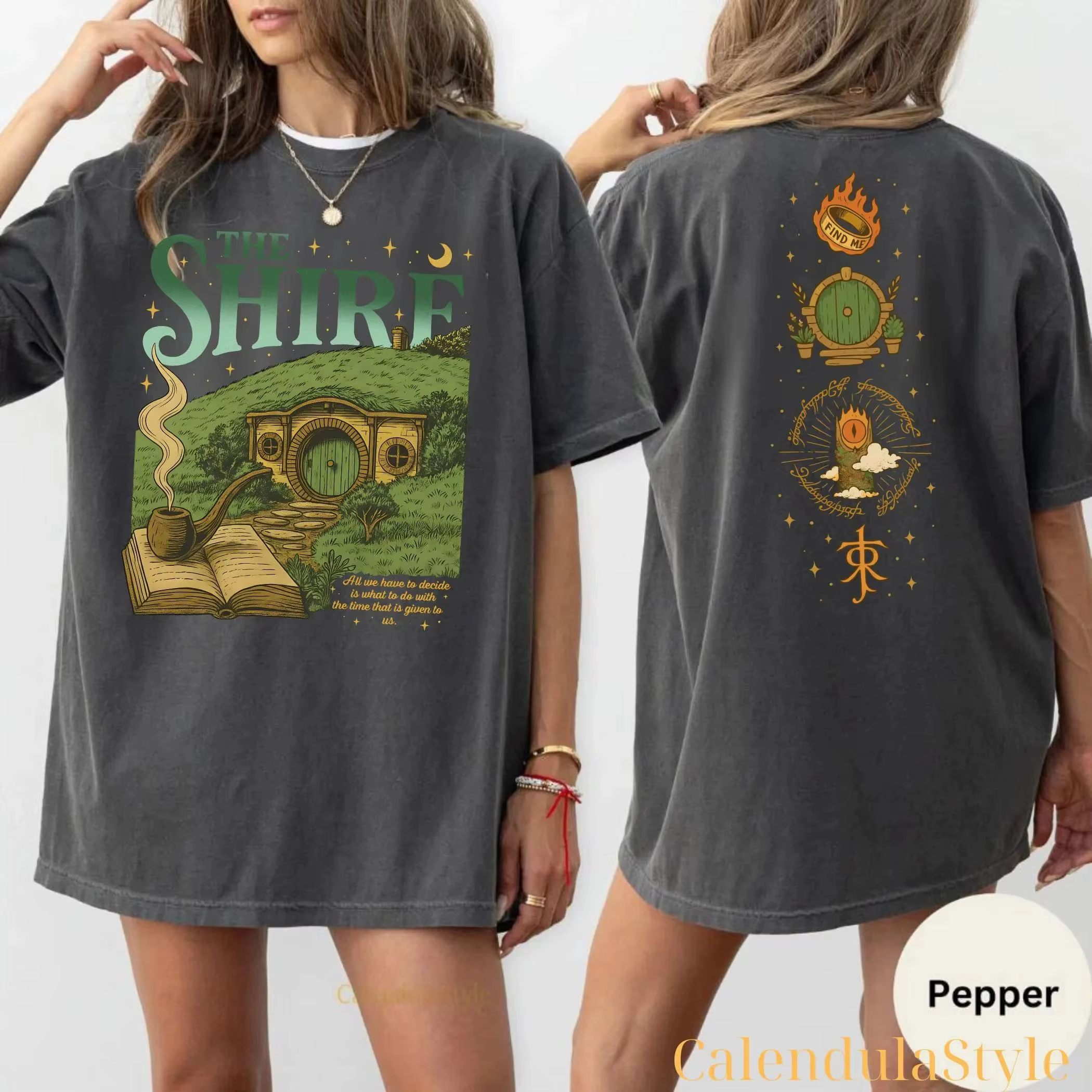 T-shirt imprimé pour les passionnés de livres fantastiques