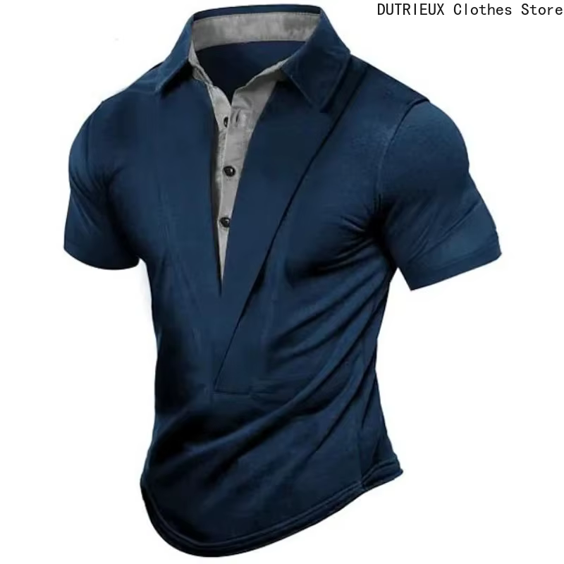 T-shirt à manches courtes pour hommes pour l'été