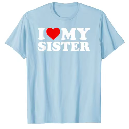 T-shirt I Love My Adjust pour la famille