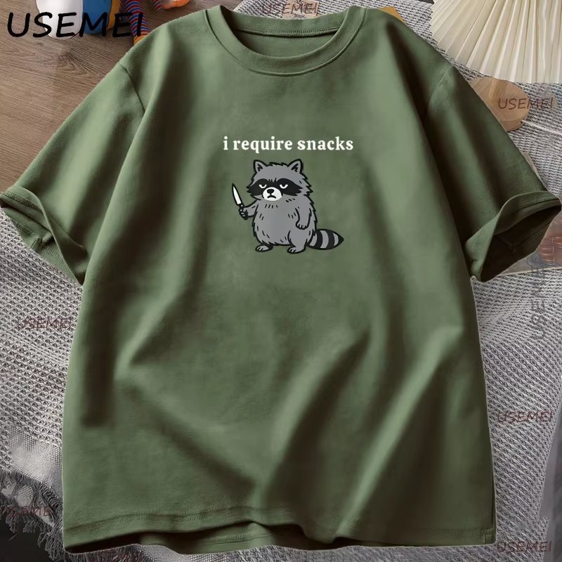 Je rechercher des collations T-Shirt drôle raton laveur hommes femmes