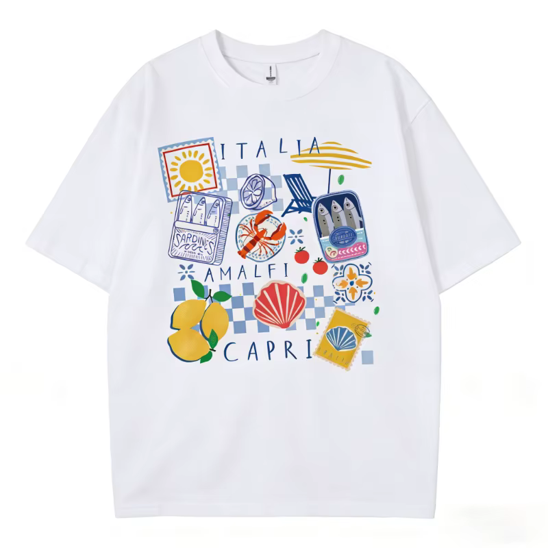 T-shirt graphique Capri Italia