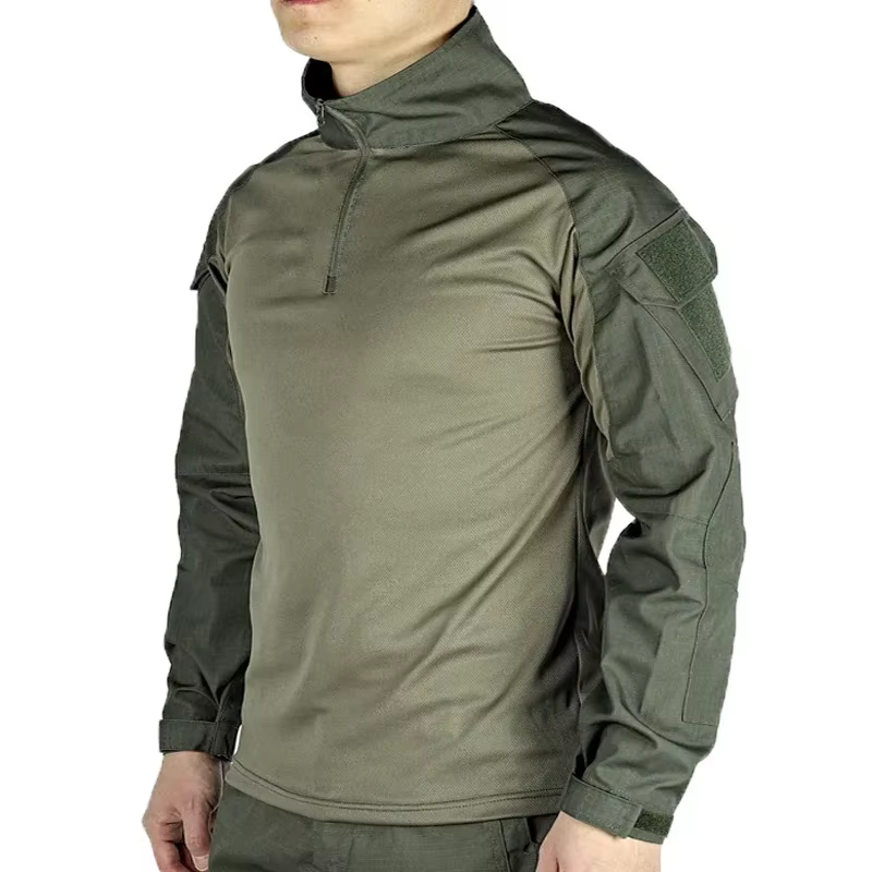 T-shirt à manches longues pour homme, vêtement d'extérieur, respirant, pour entraînement, chasse, randonnée, travail