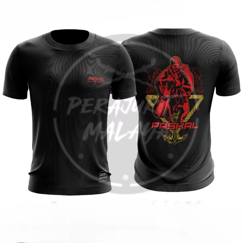 T-shirt à manches courtes pour homme 100% coton noir