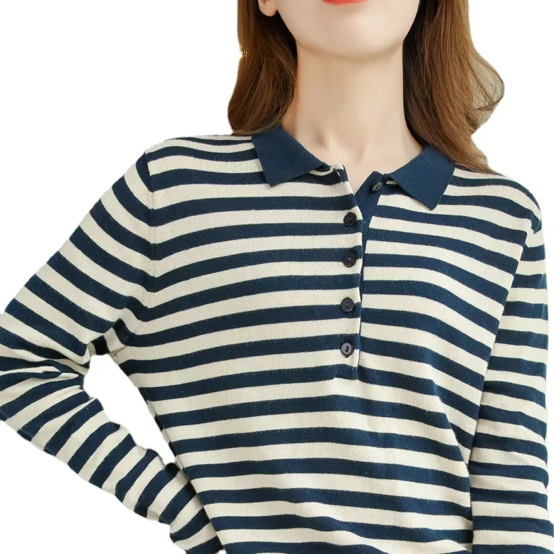 Chemise à rayures pour femmes