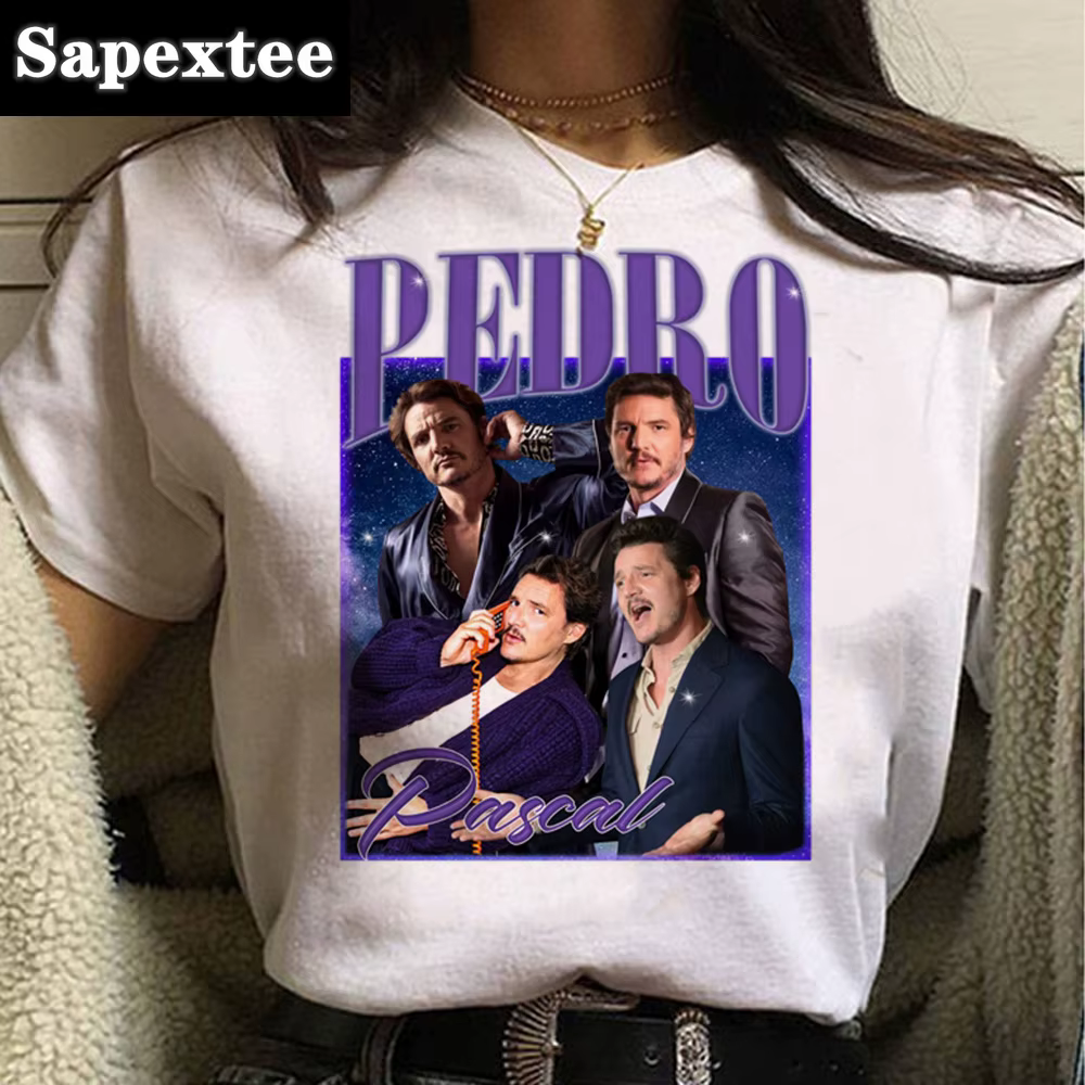 Pedro Pascal t-shirts femmes Y2K haut femme harajuku années 2000 vêtements
