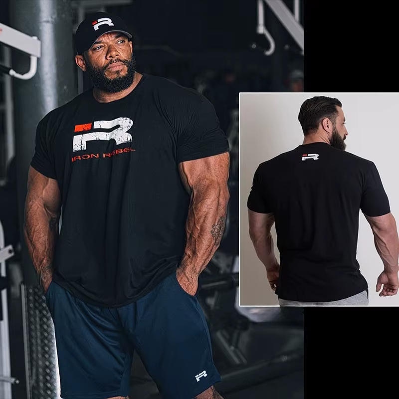 T-shirt de sport pour homme à manches courtes