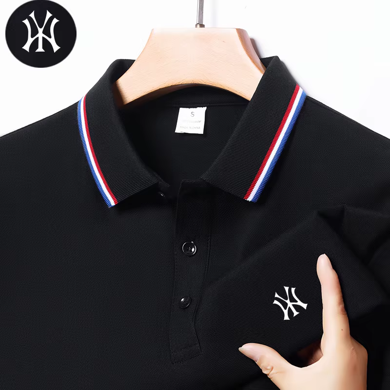 Polo pour homme avec logo brodé exquis sur la poitrine