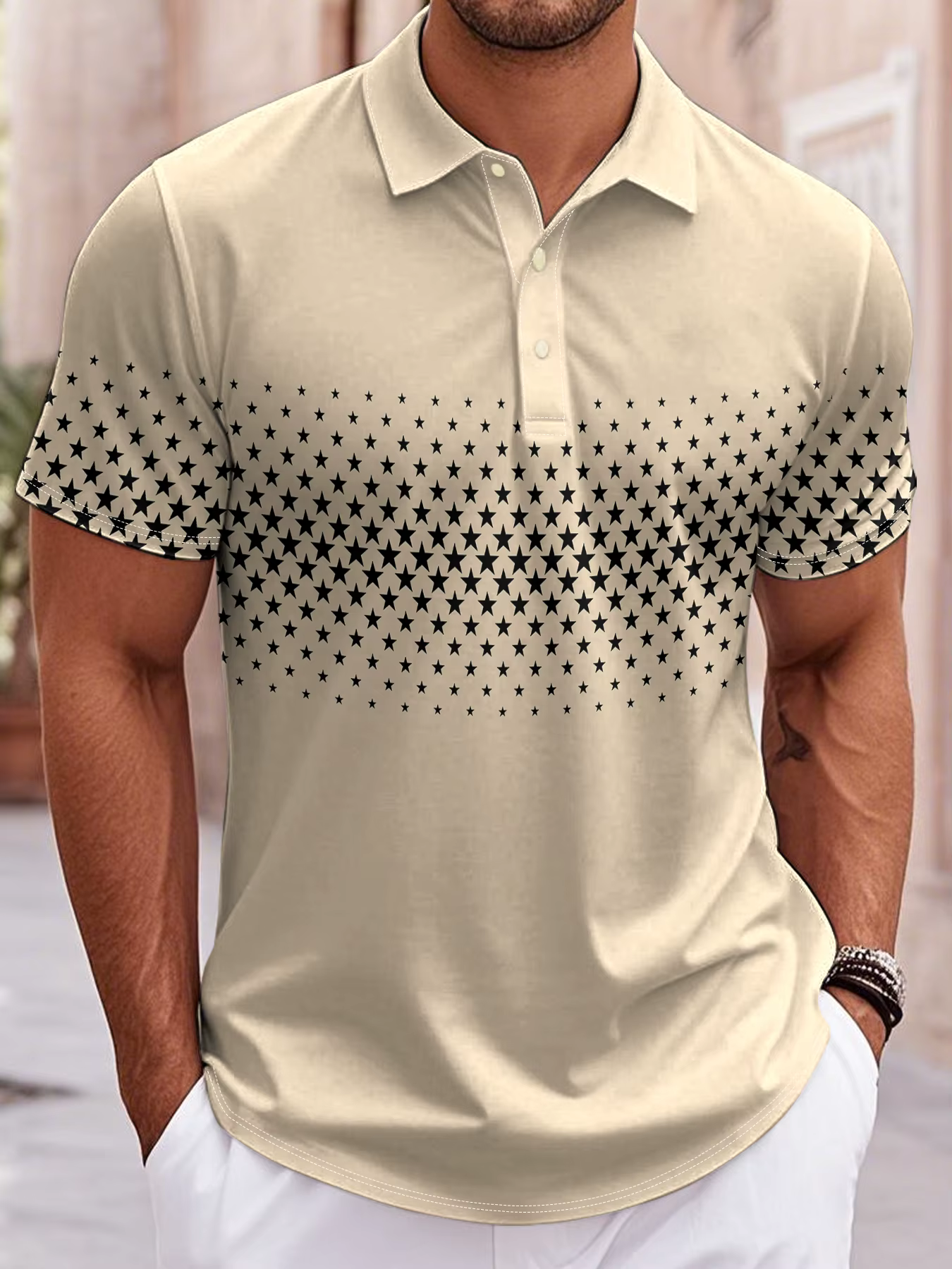 Polo de golf à manches courtes pour homme