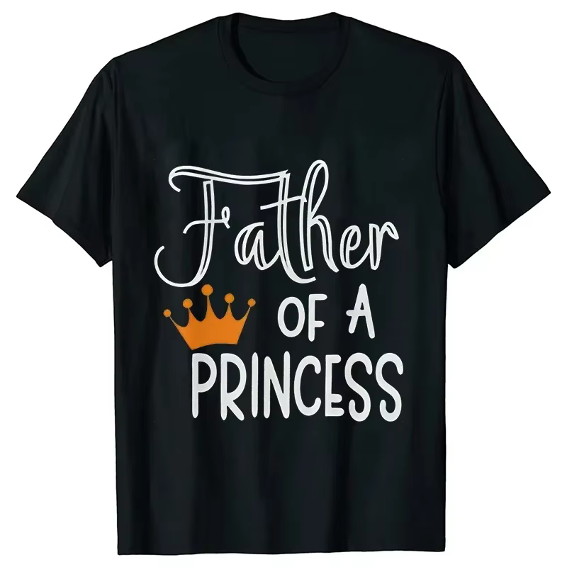 T-shirt graphique drôle père de la princesse fille du roi