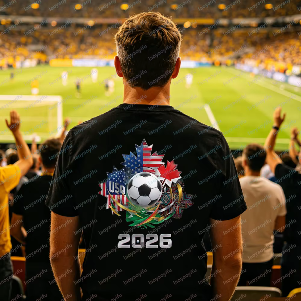 T-shirt de football Amérique du Nord 2026 pour hommes et femmes – Drapeau USA