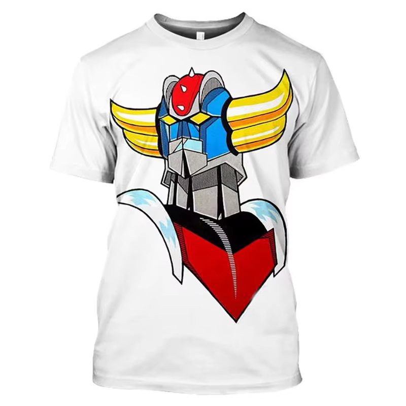 Été Goldorak Anime UFO Robot Grendizer impression 3D T-Shirts hommes femmes mode surdimensionné t-shirt Harajuku