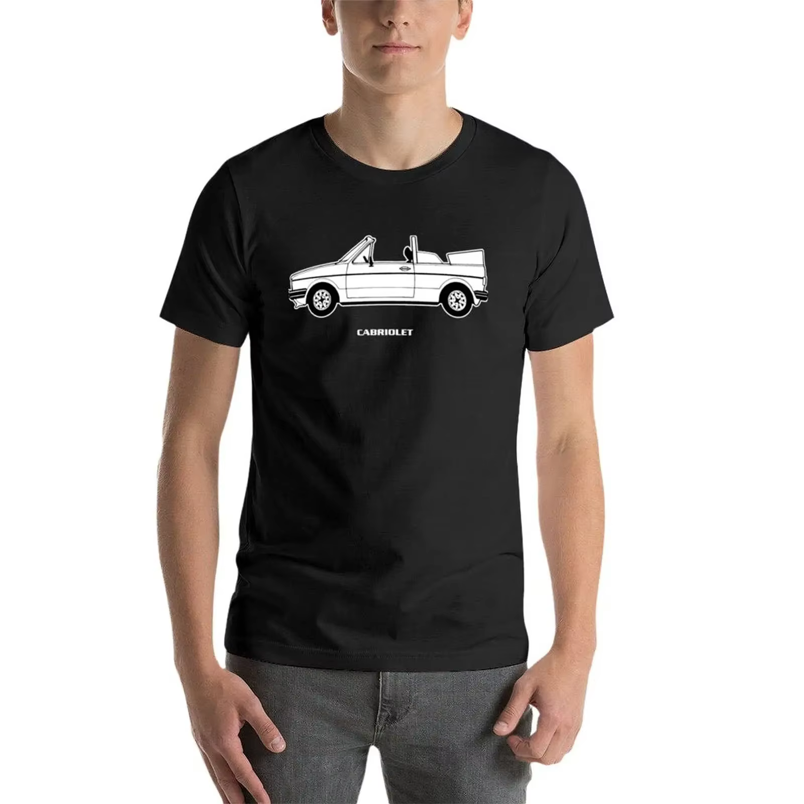 T-shirt cochon size graphique pour homme