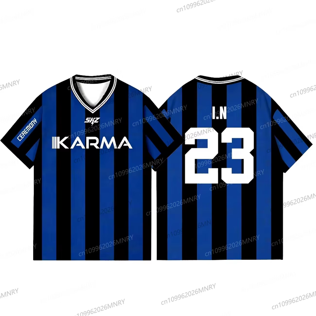 T-shirt Kpop Stay Karma Album Fans Felix Bangchan Hyunjin Streetwear Casual Vêtements pour hommes