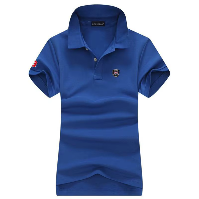 Vêtements de mode Polos Femme été nouveau Polo pour femmes chemise à manches courtes col