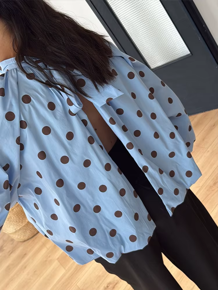 Hauts pour femmes à pois