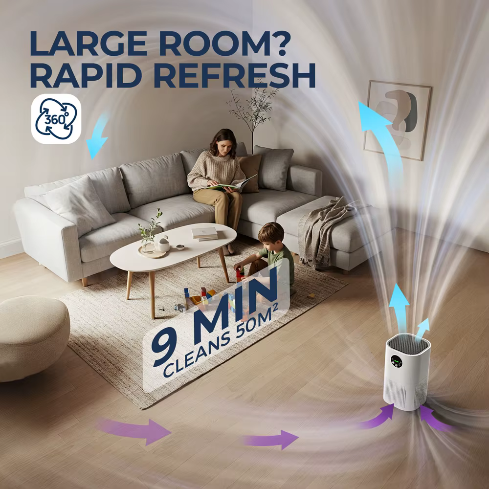 Purificateur d'air pour allergies à la maison