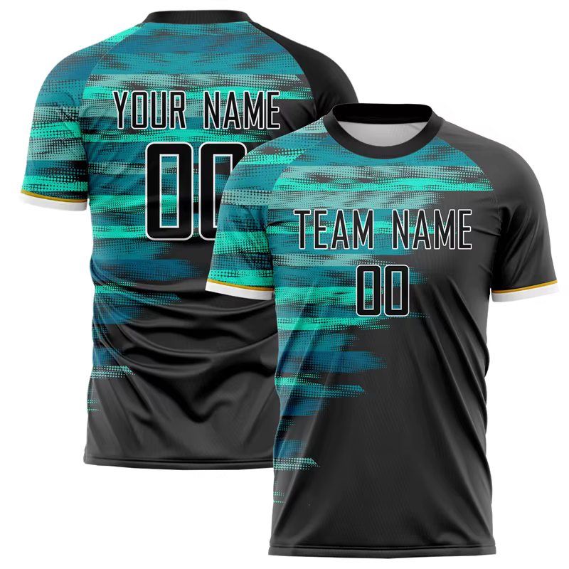 Nom de l'équipe personnalisé numéro nom T-shirt de Football