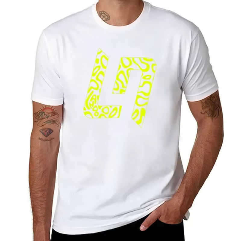 Lando Norris pilote de course T-shirt de luxe designer vêtements amusants
