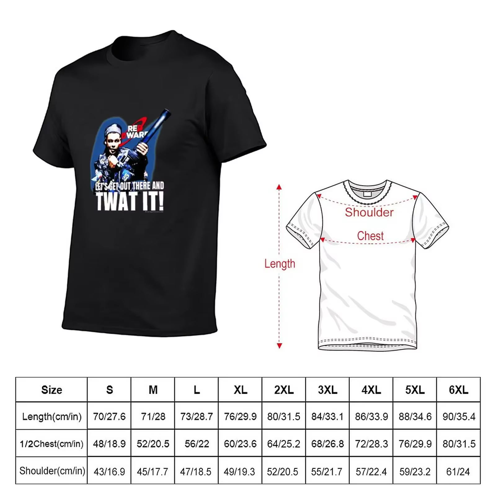 T-shirt nain rouge pour hommes