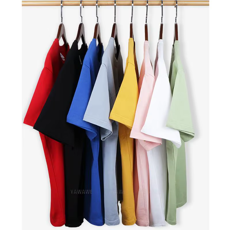 T-shirt noir en coton pour hommes