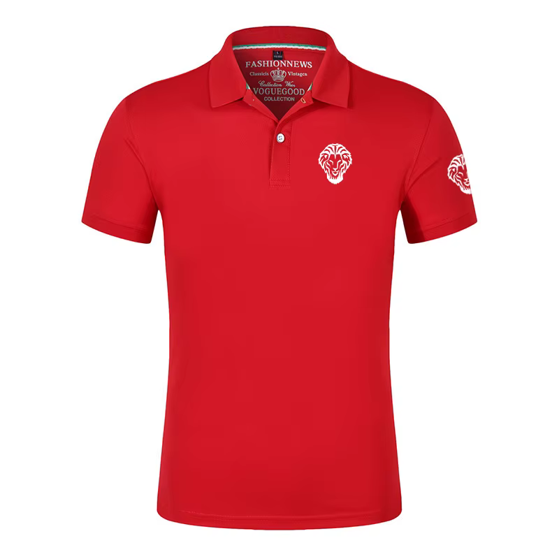 Polos College à manches courtes pour hommes