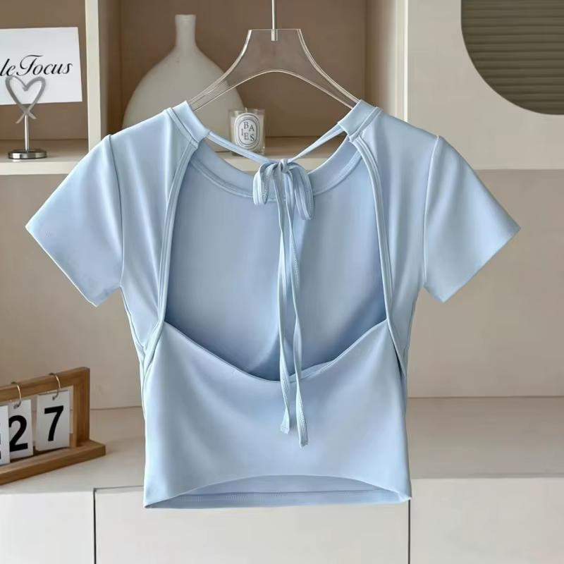 T-shirt de yoga pour femme