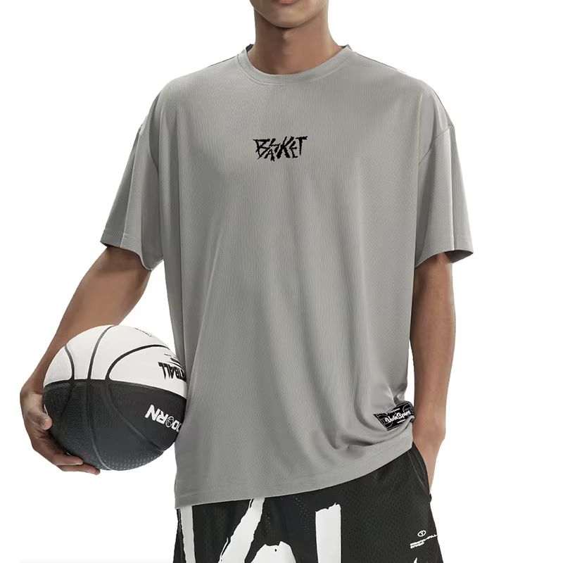 T-shirt à Manches Courtes et Col Rond pour Homme