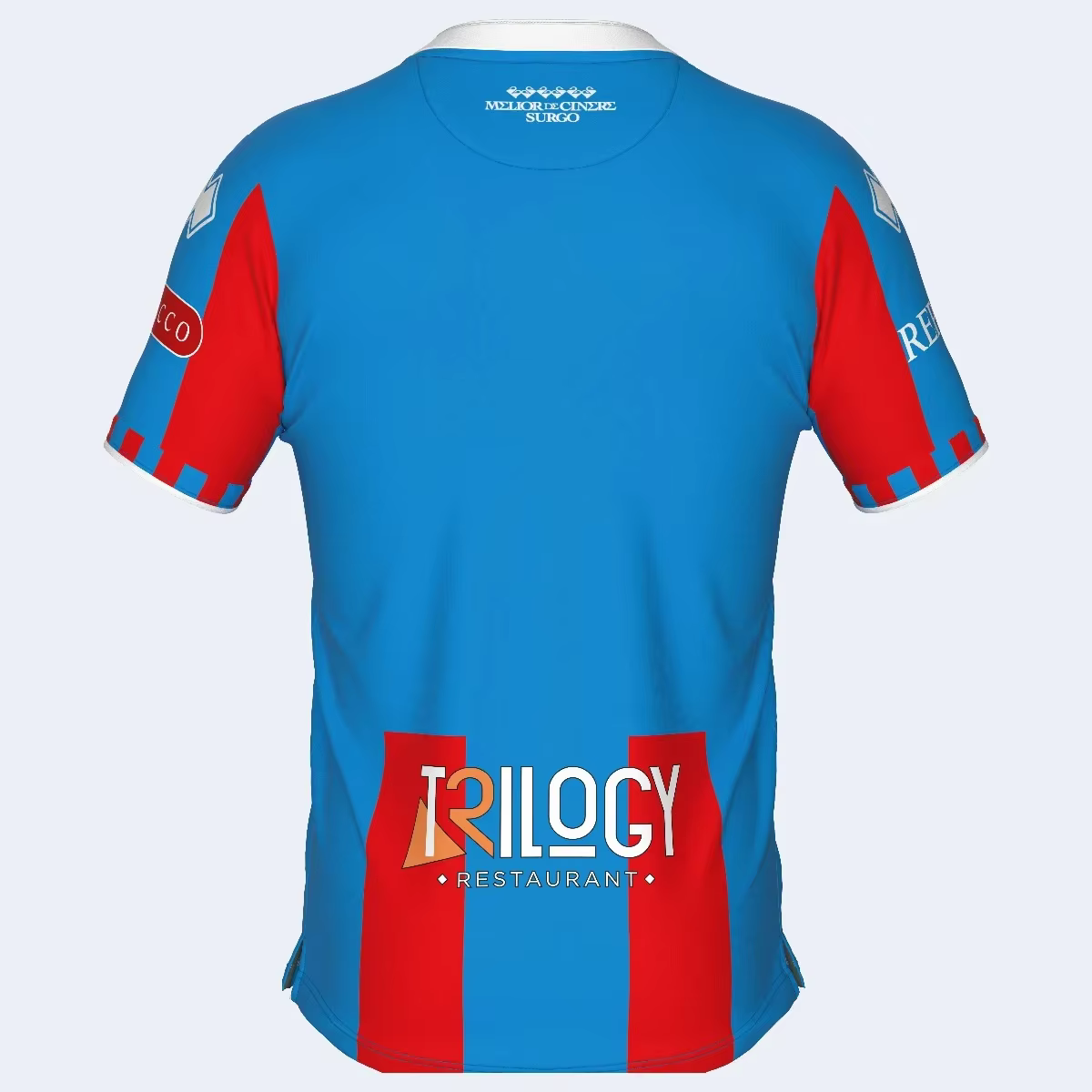Maillot de football Catania Calcio - Rayures rouges et bleues