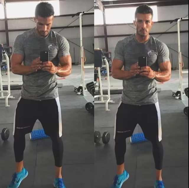 Hommes T-shirt musculation Compression serrée séchage rapide chemise musculaire Fitness entraînement basket-ball course