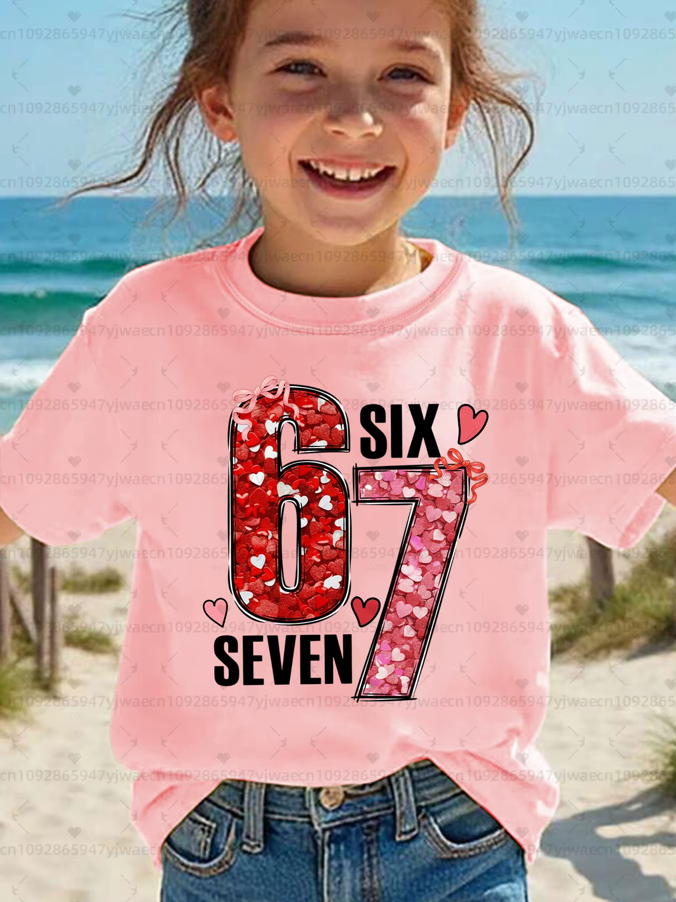 T-shirt Meme 67 pour enfants