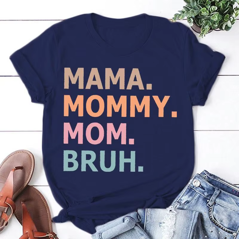 T-shirt manches courtes col rond femme